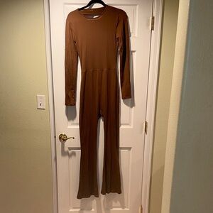 SHEIN Chic Brown Jumpsuit